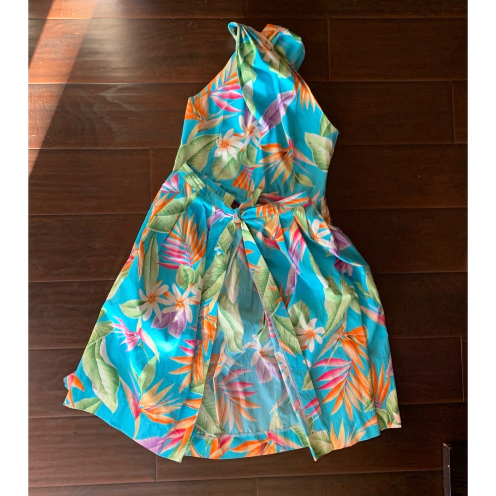 Vintage Playsuit w/ Removable Skirt